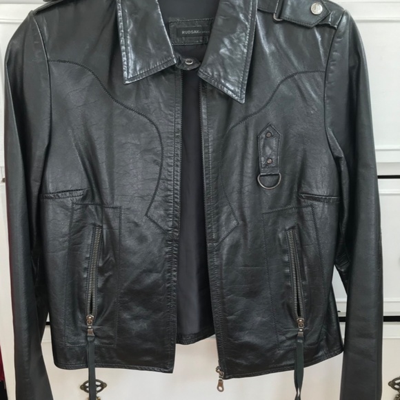 Rudsak leather jacket sz. M - Picture 2 of 10